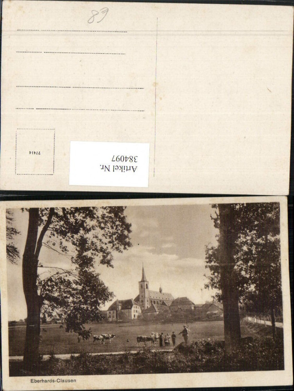 384097, Clausen Klausen Eberhardsklausen Monastery