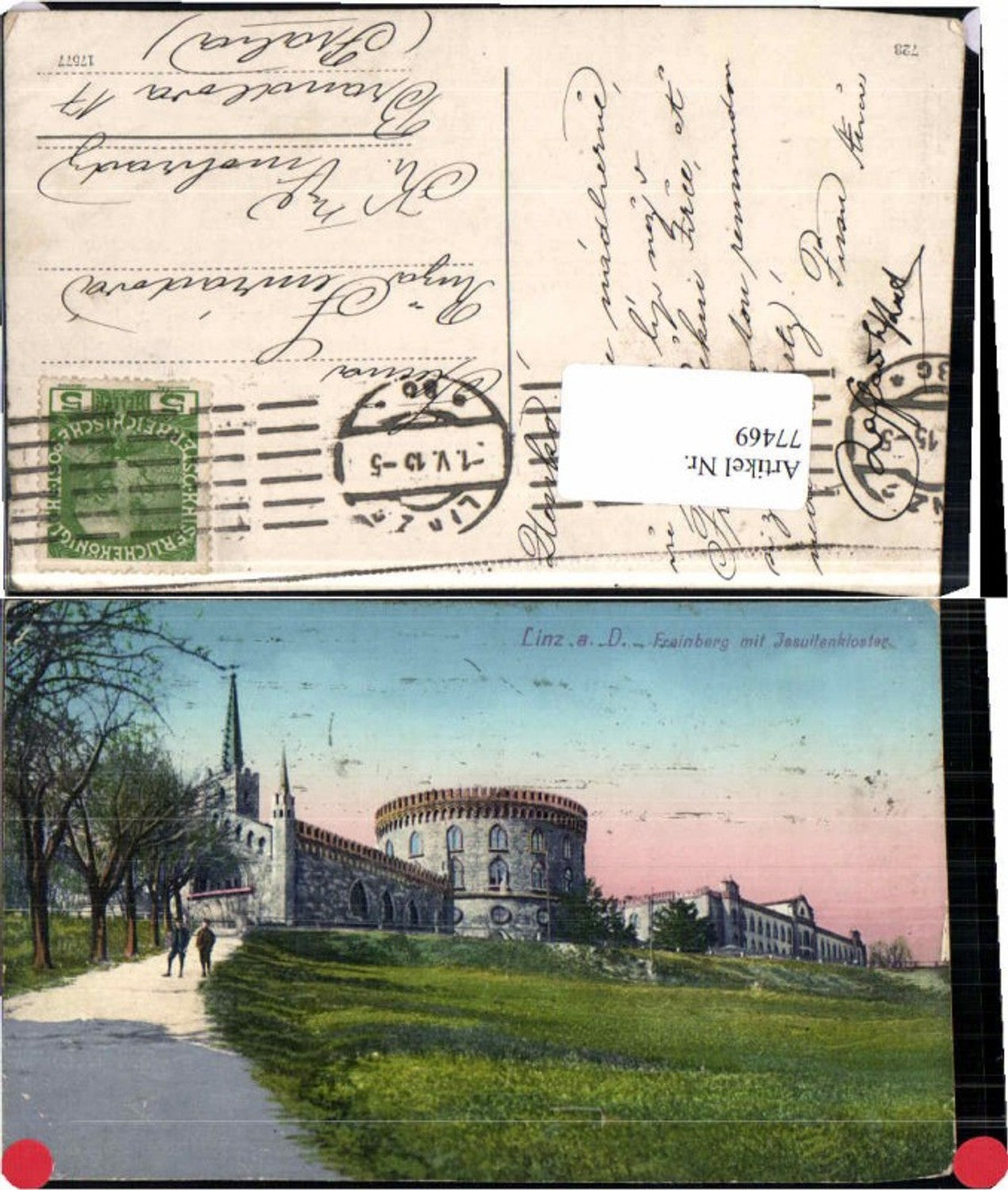 77469,Linz ad Donau Freinberg Lot 1915 COLOR