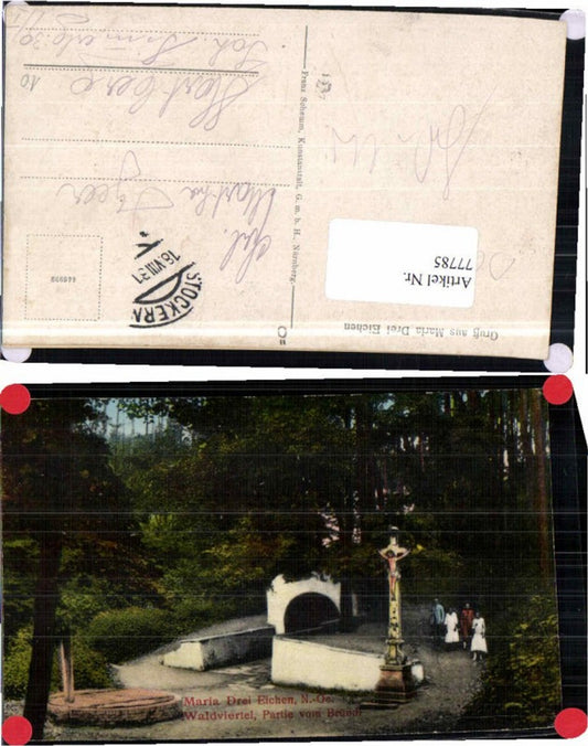77785, Maria Dreieichen near Horn, part of the Brünnl area, people
