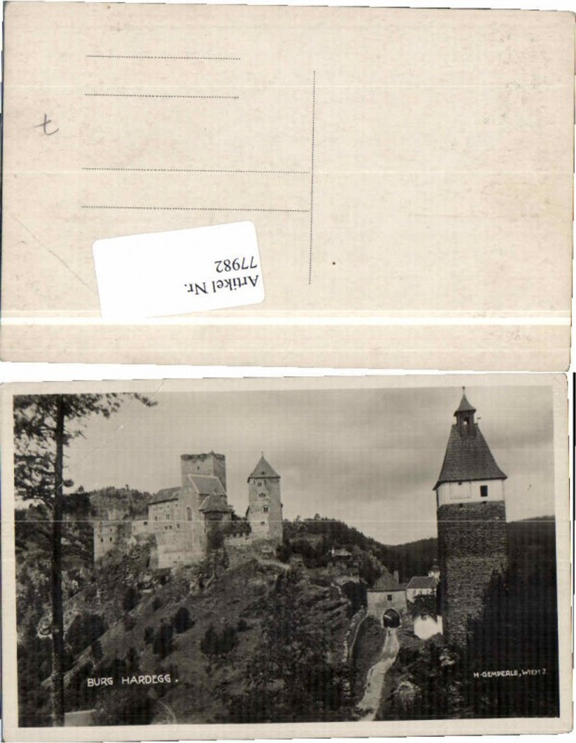 77982, Hardegg ad Thaya 1935