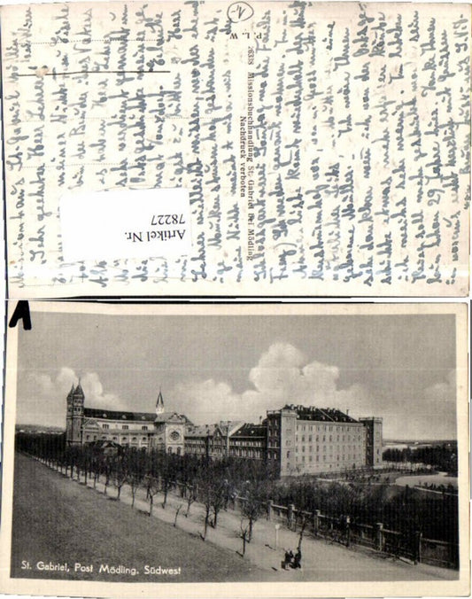 78227, St. Gabriel near Mödling 1930