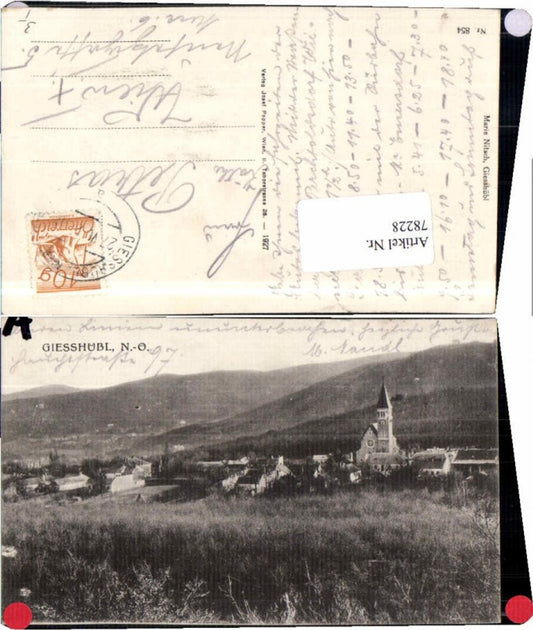 78228, Giesshübl Gießhübl near Mödling 1927
