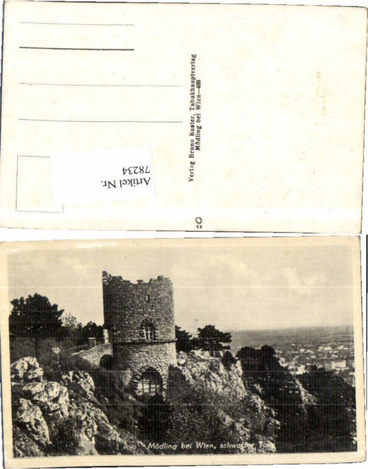 78234, Mödling near Vienna, Black Tower, 1940