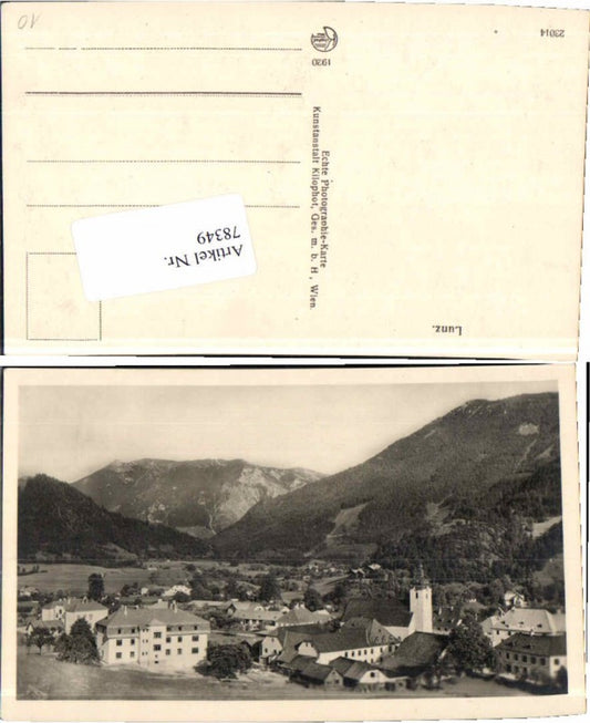 78349, Lunz am See Total 1920 Kilophot 23014