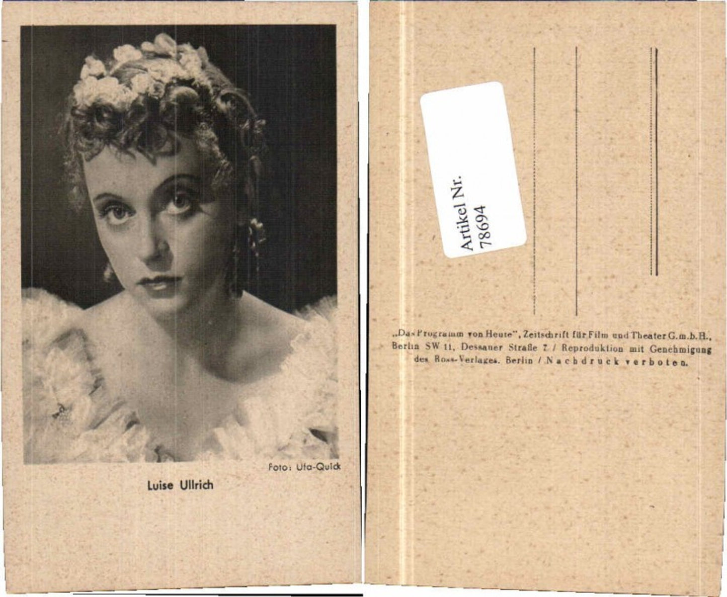 78694, Luise Ullrich Hair Fashion