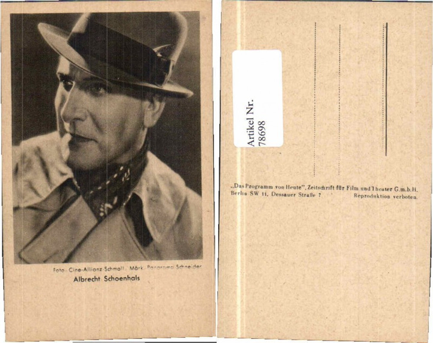 78698, Albrecht Schönhals with hat