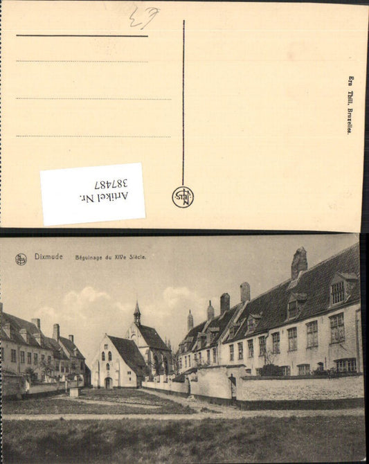 387487, Belgium Dixmude Diksmuide Beguinage Beguinage Church