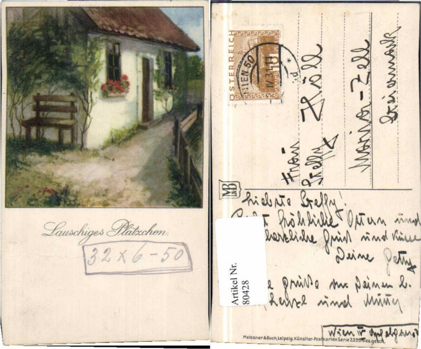 80428,Meissner & Buch 2399 Lauschiges Plätzchen