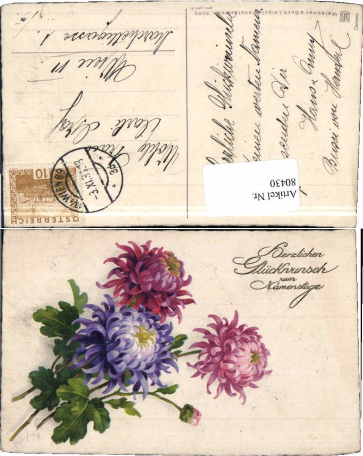 80430,Meissner & Buch 3068 Blumen M.N.