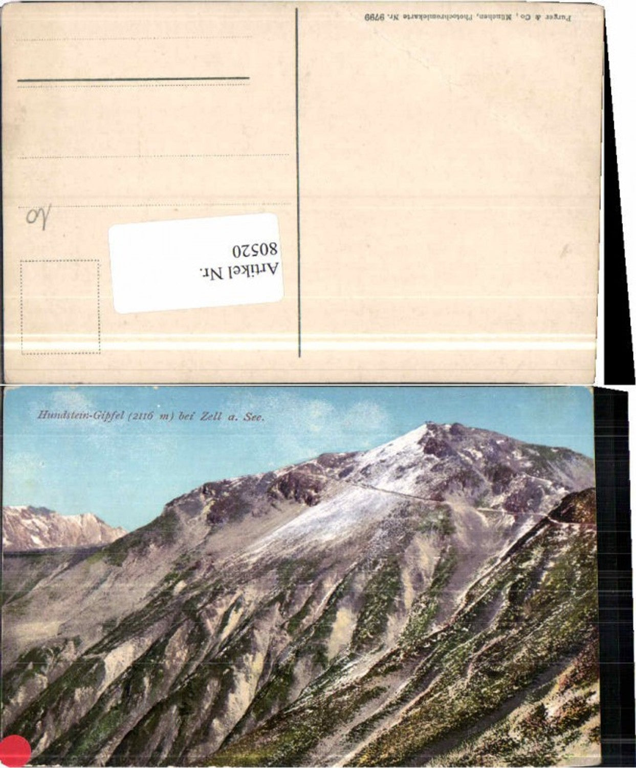 80520, Hundstein summit near Zell am See, Purger Co. 9799