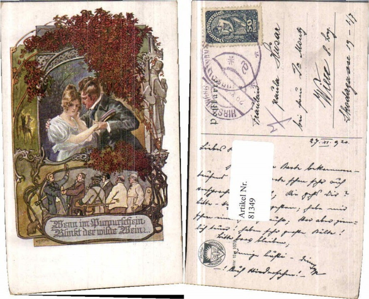 81349,Dt. Schulverein 1079 W.H. Braun signiert