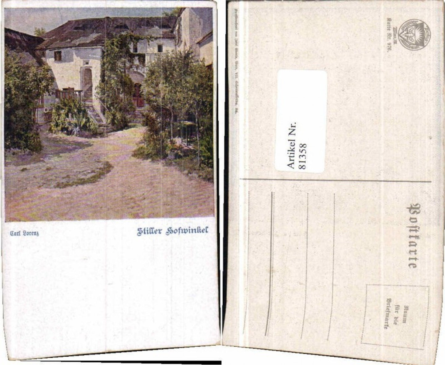 81358,Dt. Schulverein 976 Carl Lorenz Hofwinkel