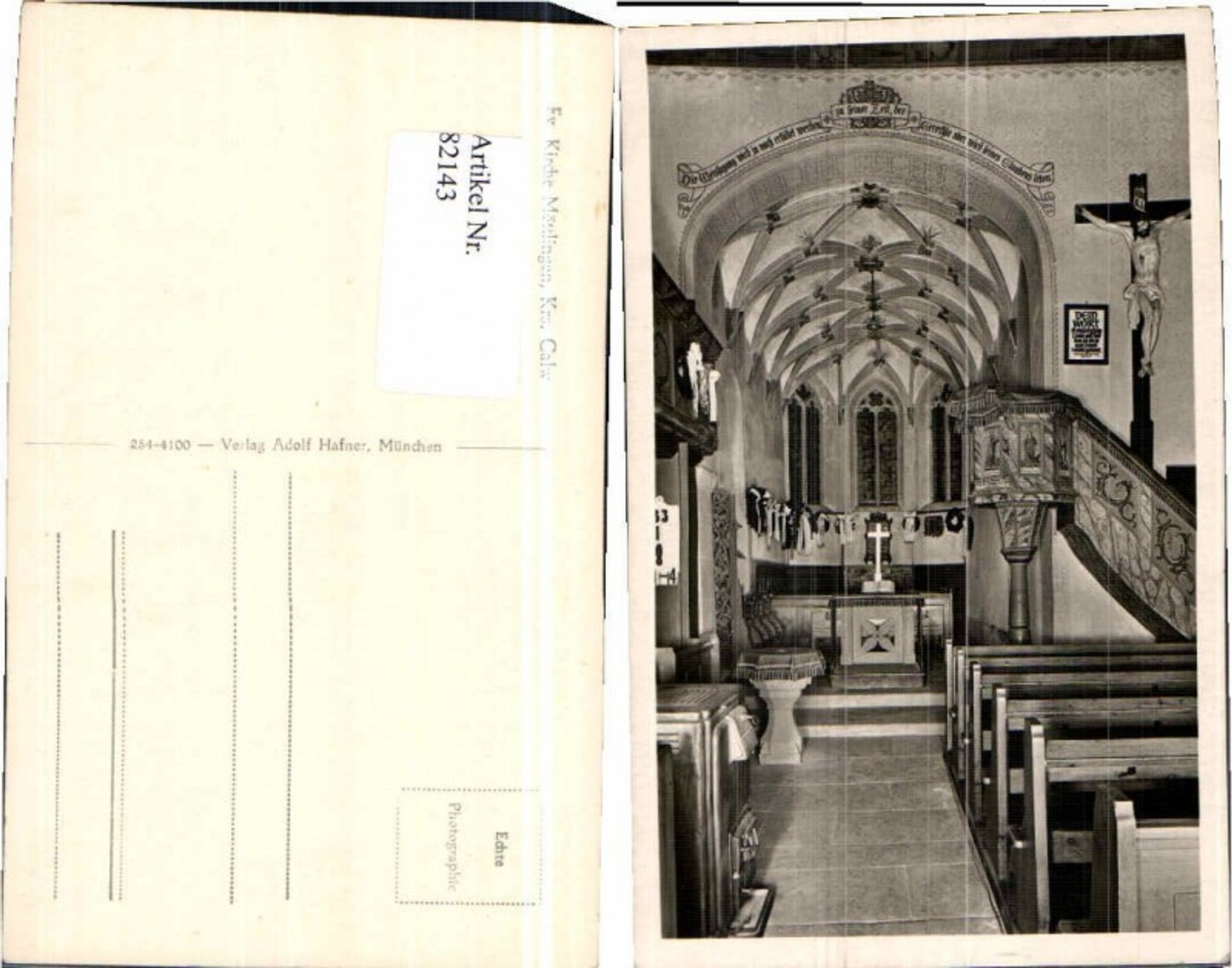 82143,Möttlingen Kirche Altar Innen