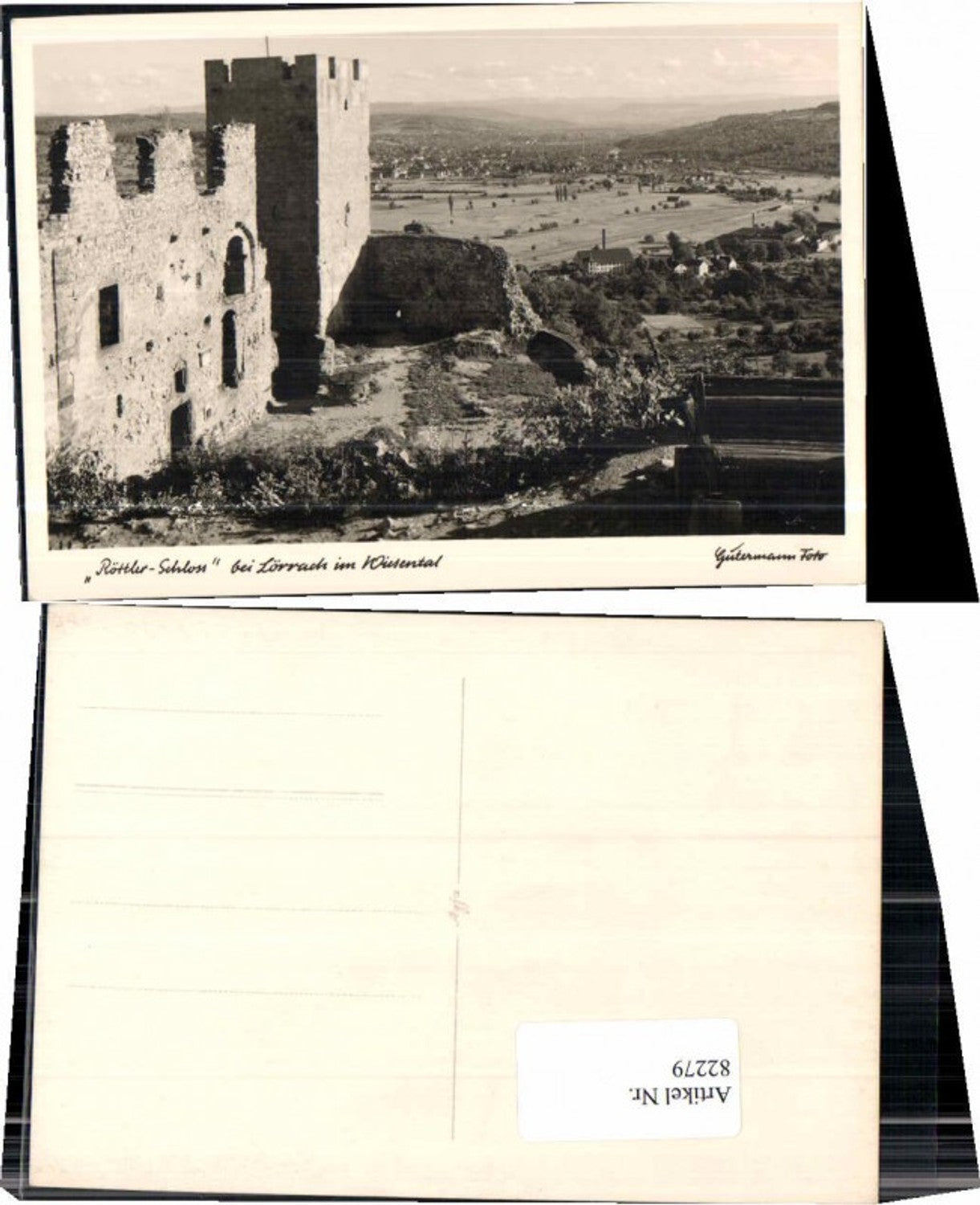 82279, Röttler Castle near Lörrach in the Wiesental