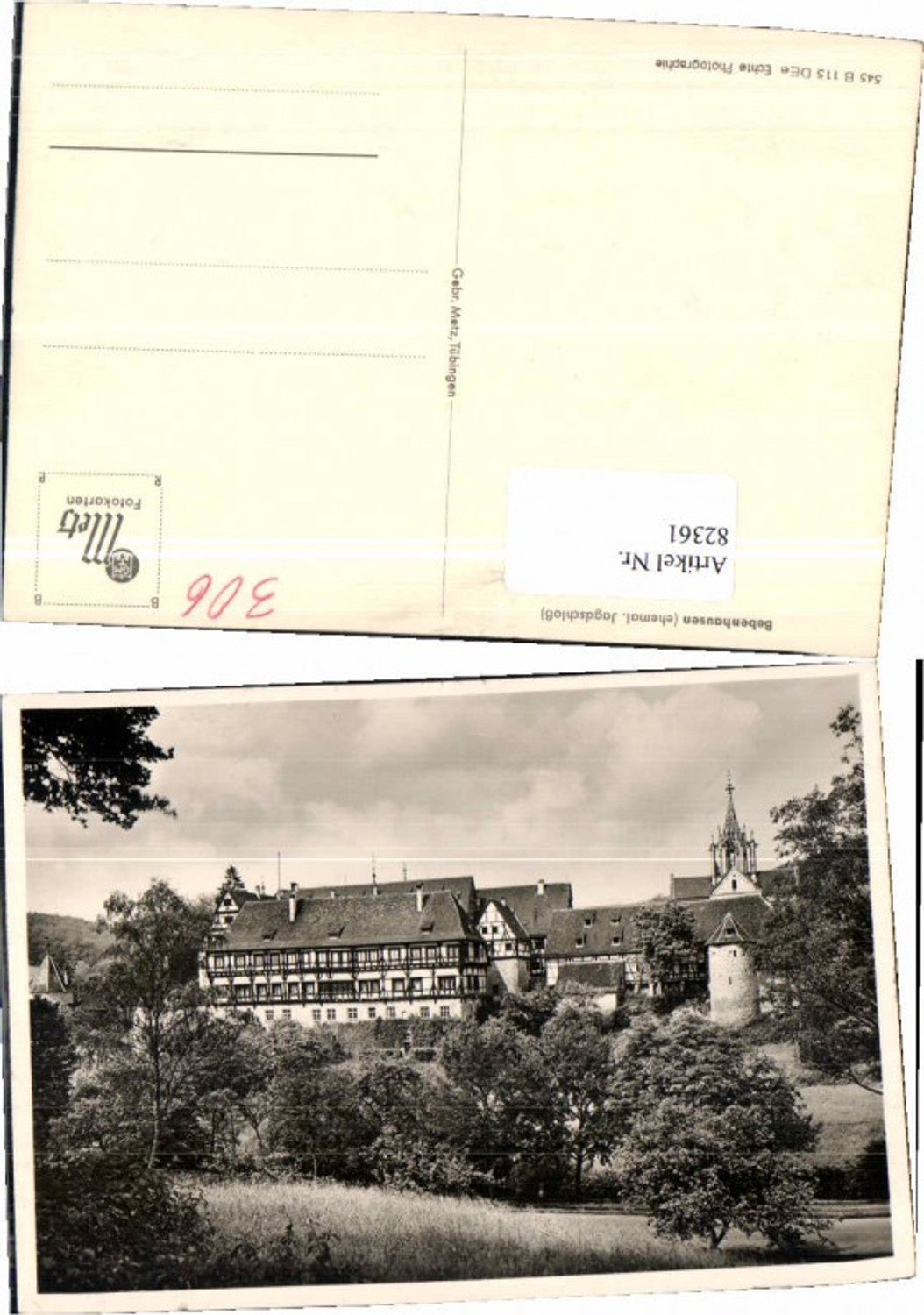 82361, Bebenhausen Tübingen Hunting Lodge