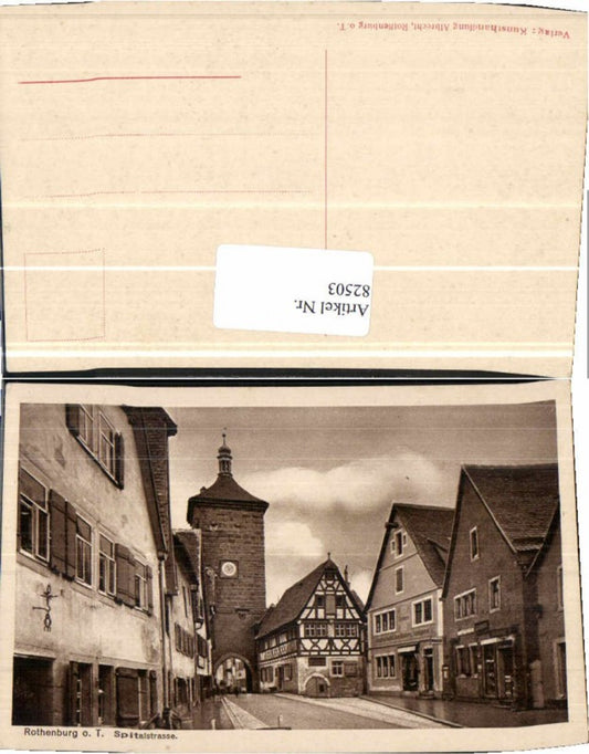82503, Rothenburg ob der Tauber Spitalstrasse