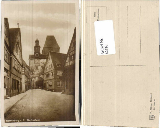 82636, Rothenburg ob der Tauber, Markusturm