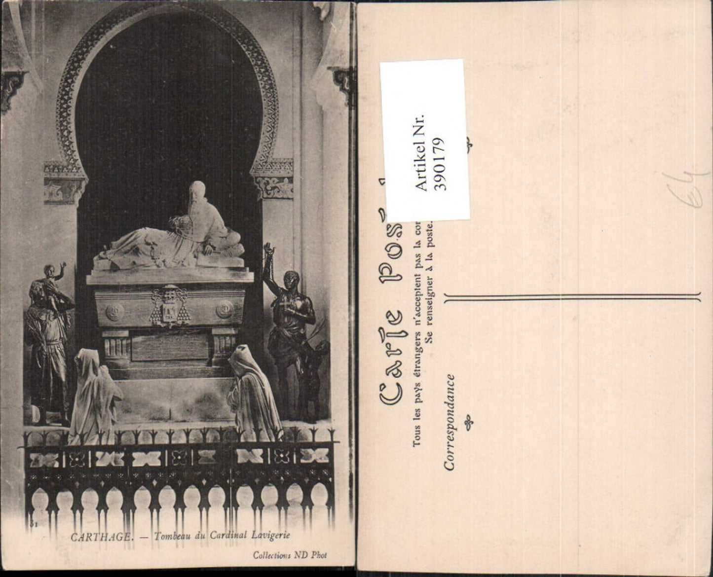 390179,Tunisia Carthage Carthage Tombeau du Cordinal Lavigerie Tomb