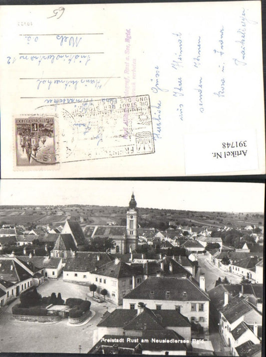 391748, Rust am Neusiedlersee, partial view of church