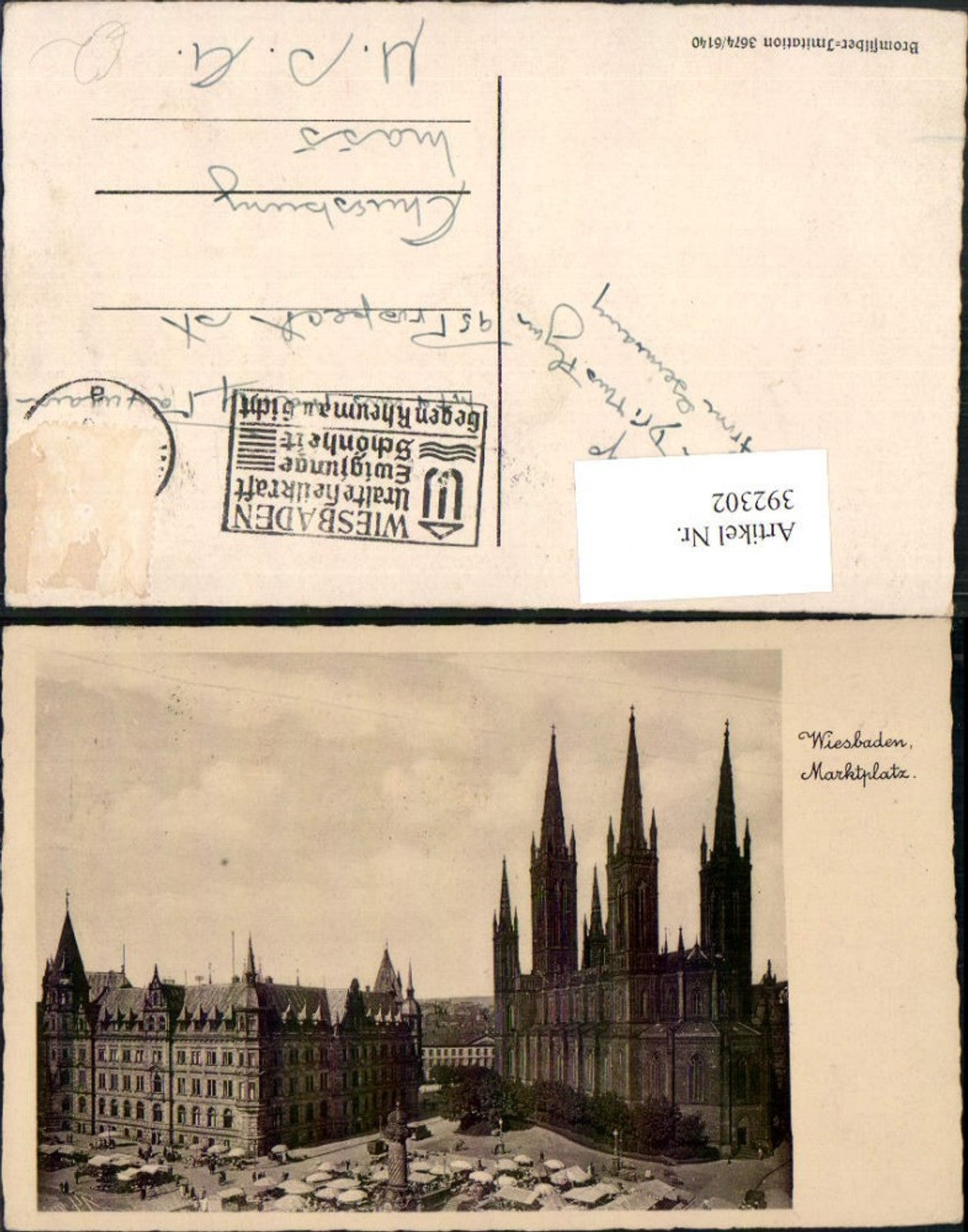 392302, Wiesbaden Market Square Church 