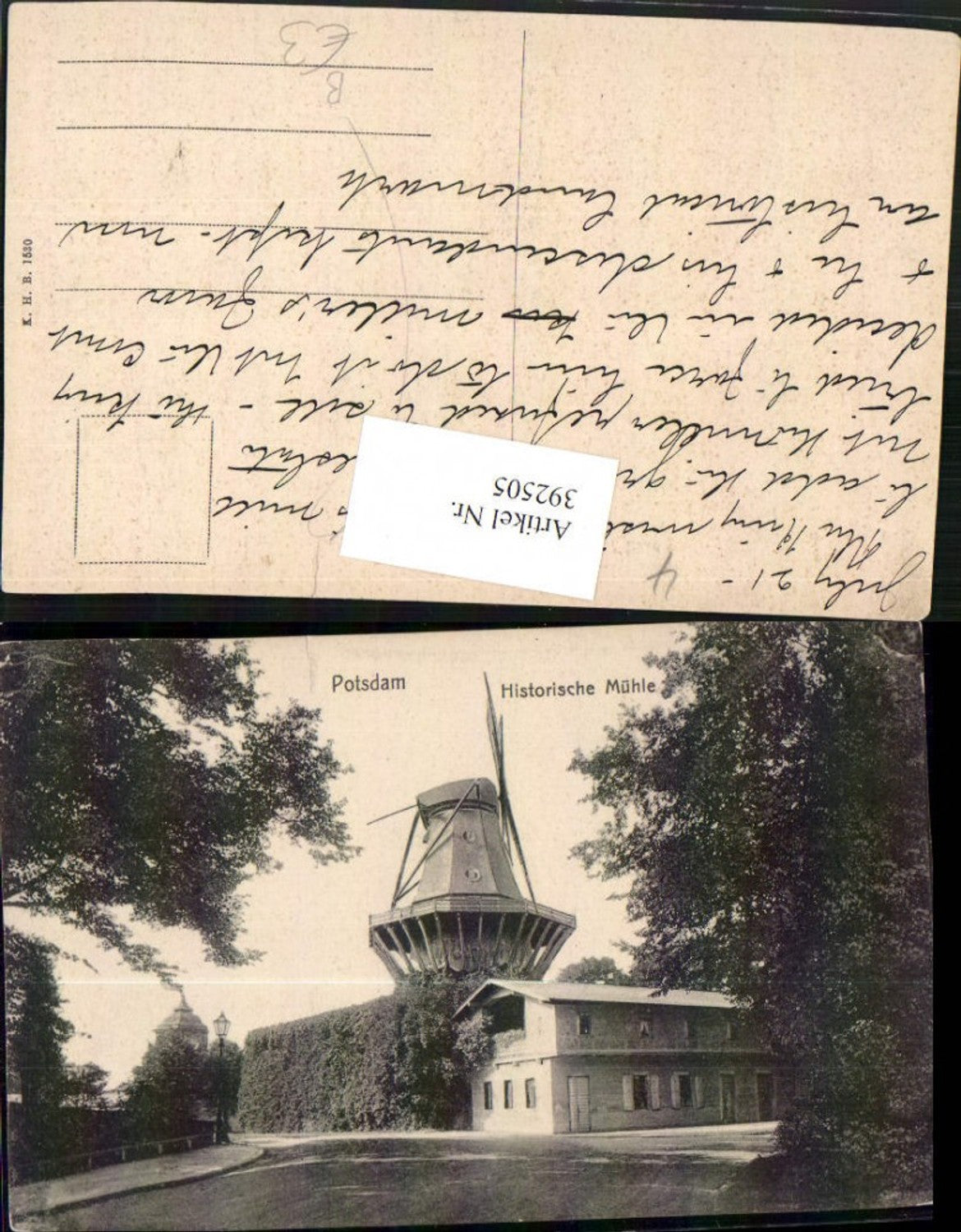 392505, Potsdam Historic Mill Windmill