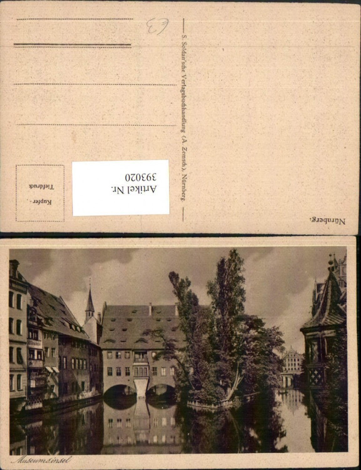 393020,Nürnberg Museumsinsel Kanal