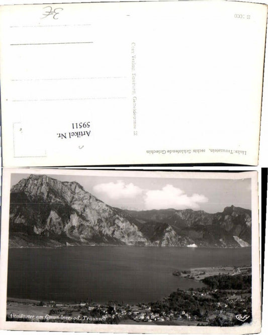 59511, Altmünster Gmundnersee Traunsee Gmunden 1940