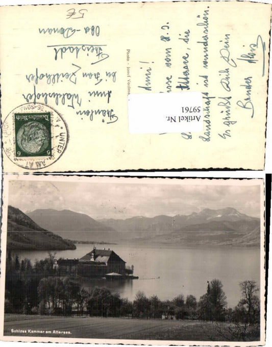 59761, Kammer Castle on Lake Attersee 1937