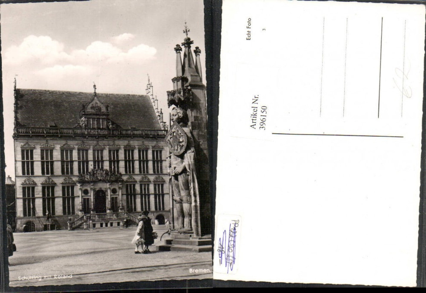 396150, Bremen Schütting with Roland Statue