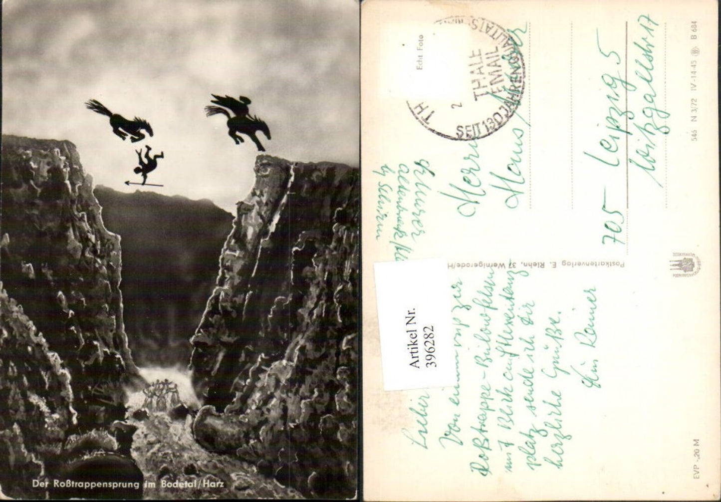 396282, Artist AK Rosstrappensprung in the Bodetal near Thale
