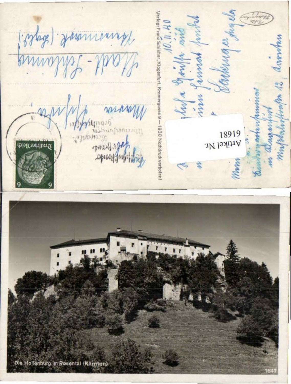 Alte Ansichtskarte – Old Postcard