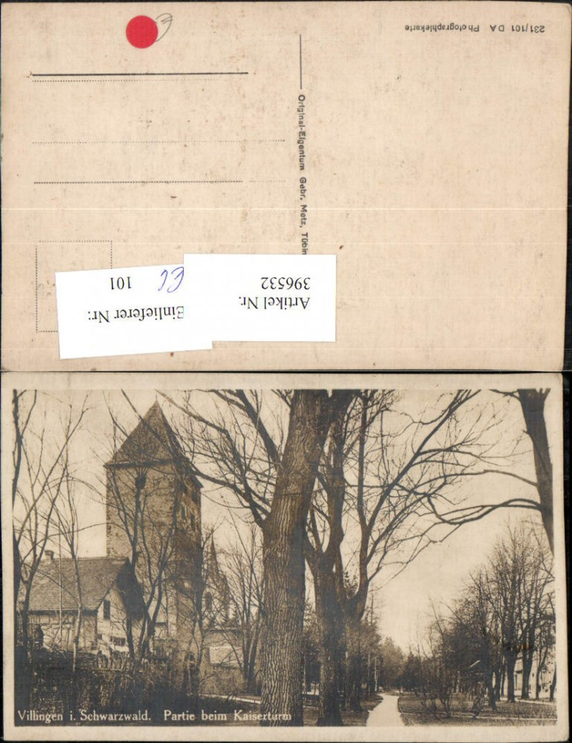 396532, Villingen in the Black Forest, area near the Kaiser Tower