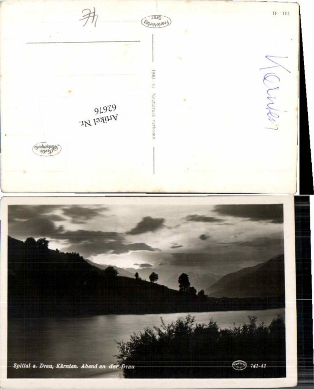 62676, Spittal an der Drau Evening an der Drau