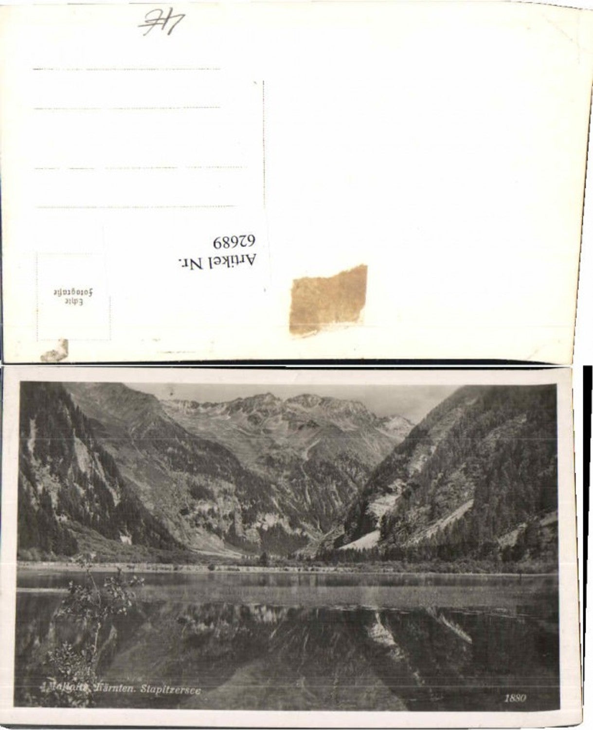 62689, Mallnitz Stapitzersee game 1940