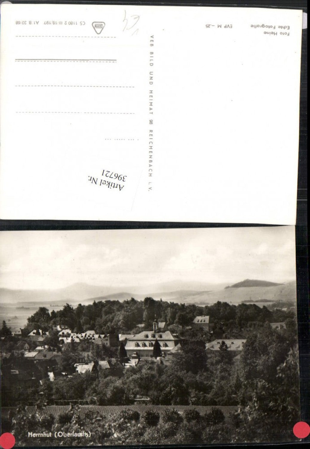 396721,Herrnhut Teilansicht pub VEB