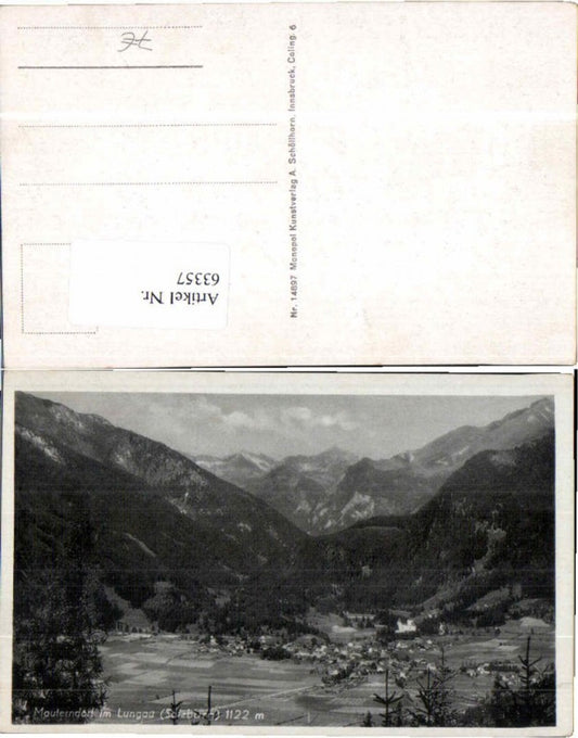 63357, Mauterndorf im Lungau 1940