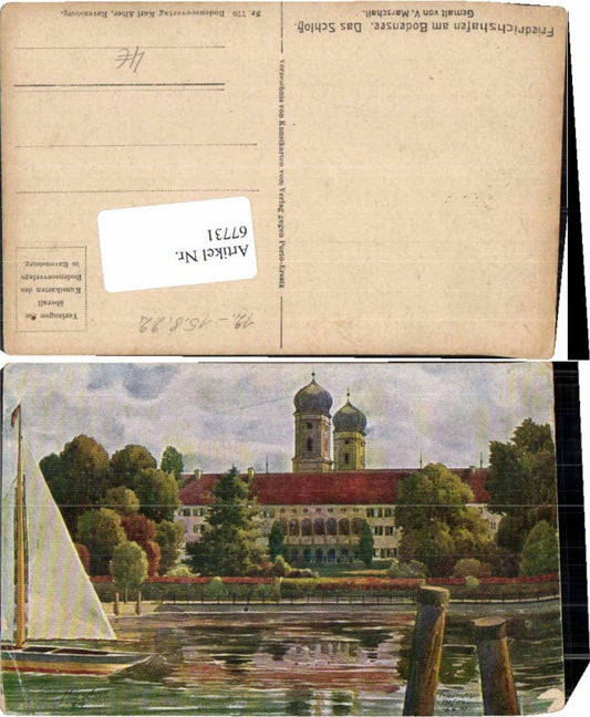 67731,V. Marschall Friedrichshafen on Lake Constance Sailboat