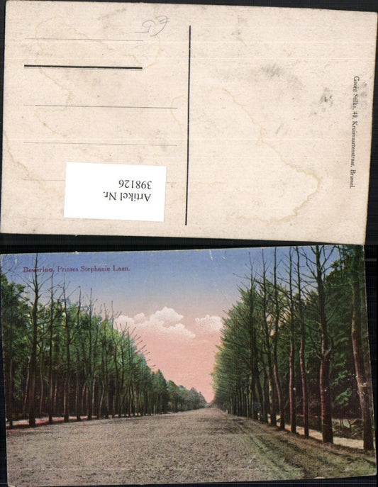 398126,Belgium Beverlo Beverloo Prinses Stephanie Laan Straßenansicht