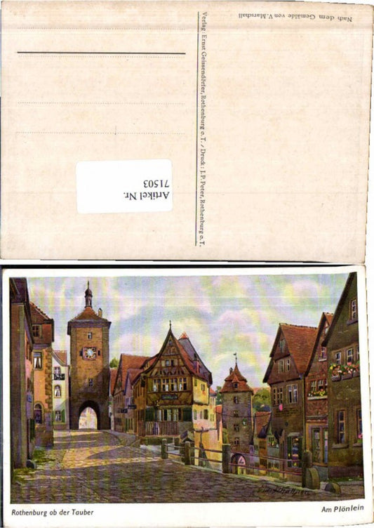 71503, Rothenburg ob der Tauber V. Marschall
