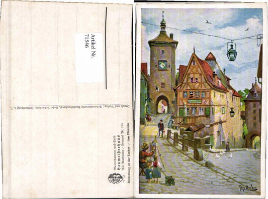 71546, Tony Binder Rothenburg ob der Tauber Plönlein