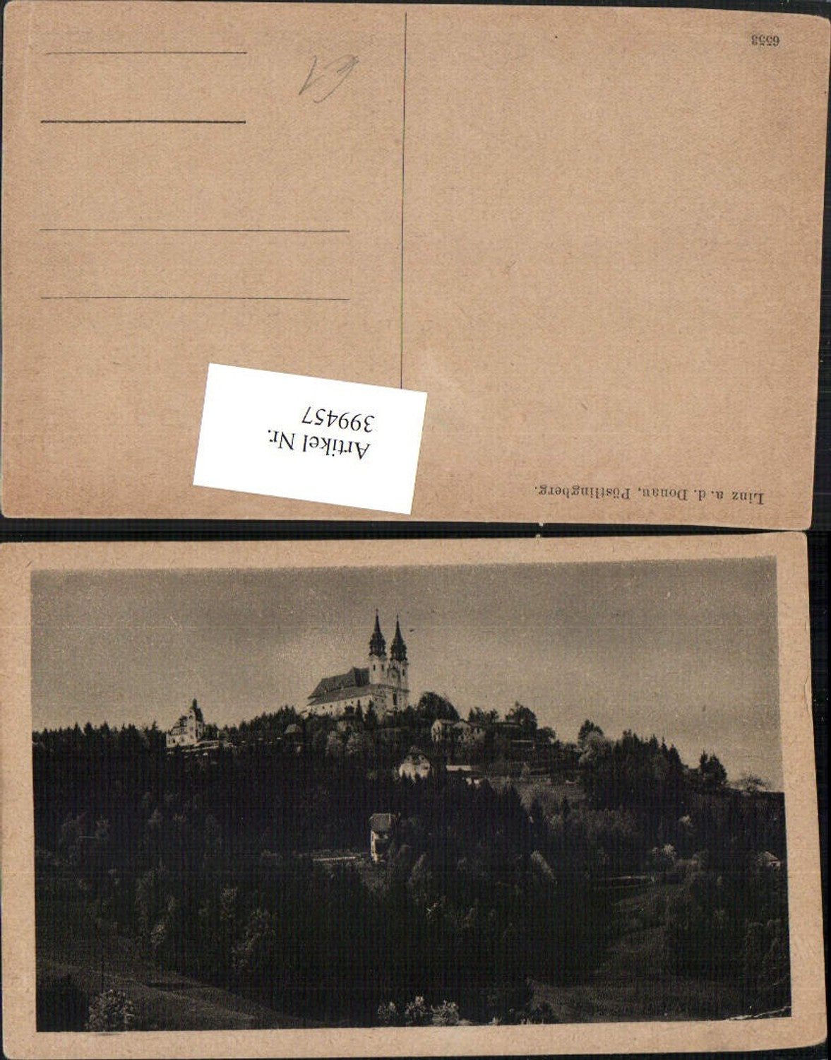 399457, Linz on the Danube Pöstlingberg Church