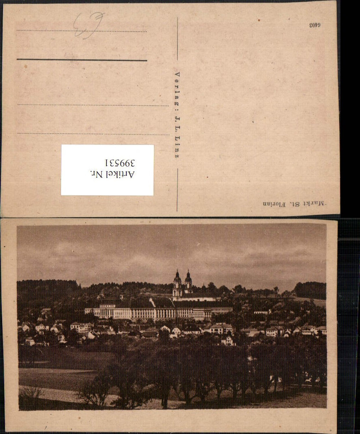 399531, Markt St. Florian Totale m. Stift