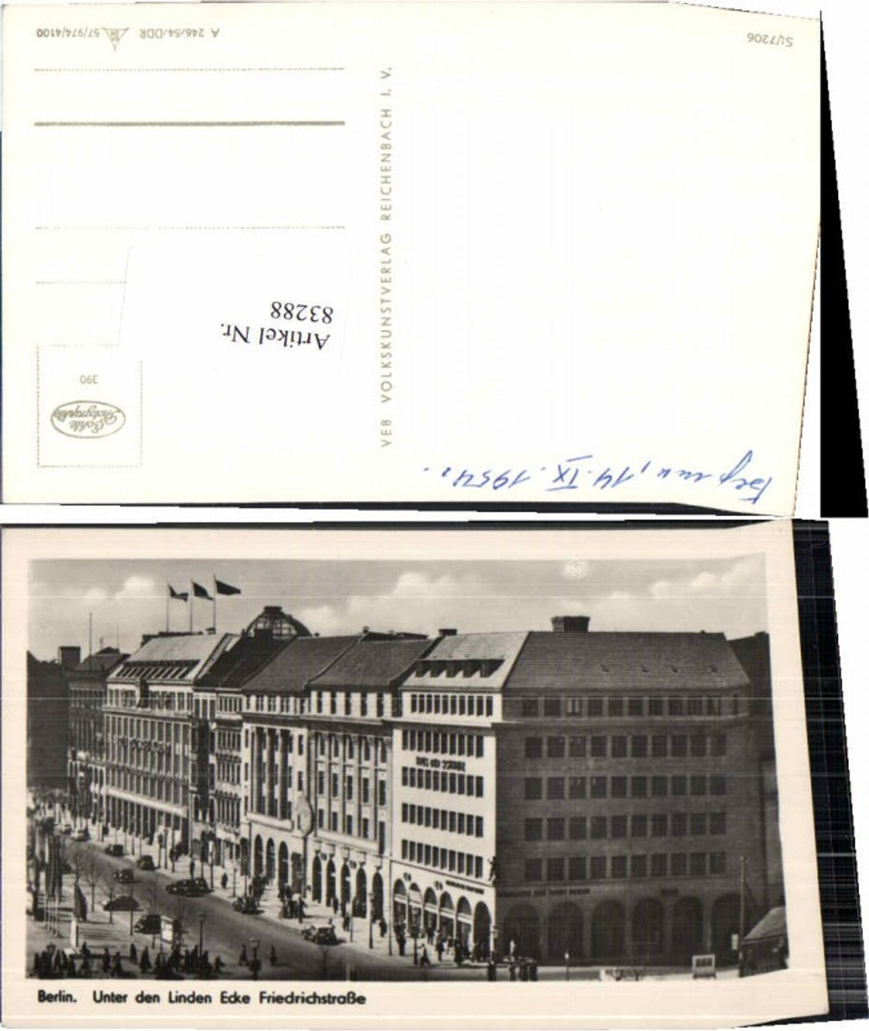83288,Berlin Unter den Linden Friedrichstrasse