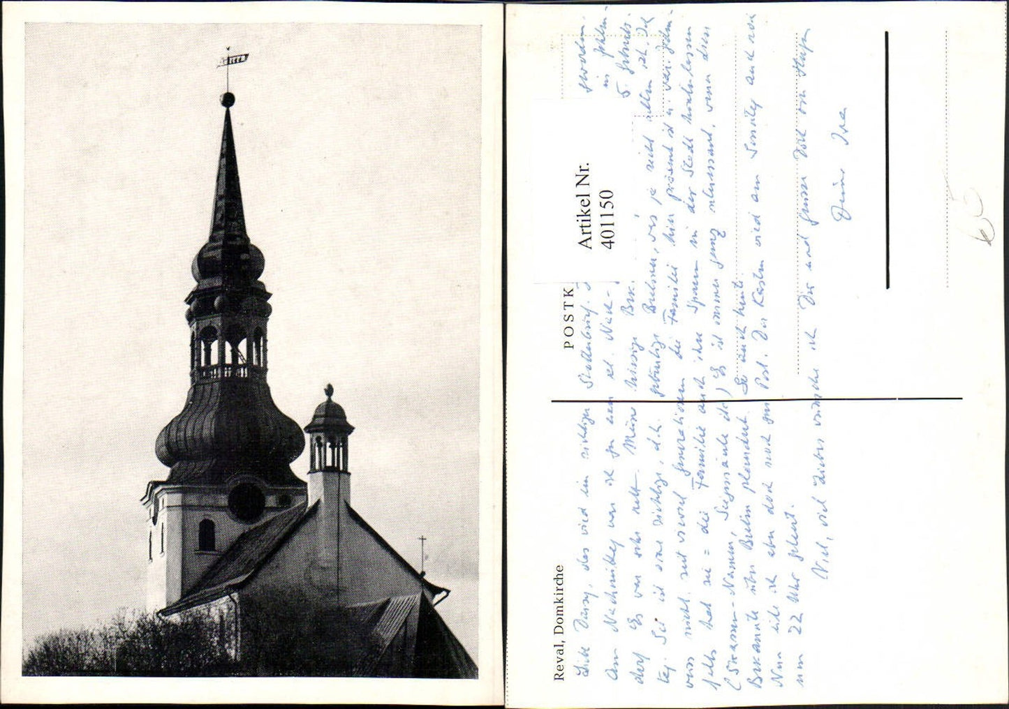 401150,Estonia Reval Cathedral Church