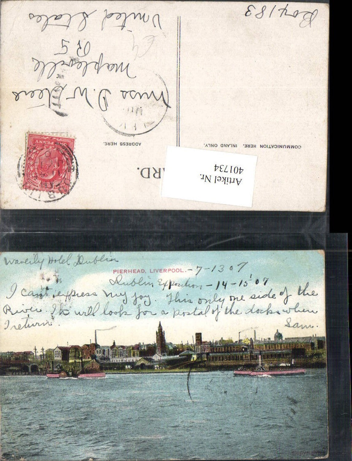 Alte Ansichtskarte – Old Postcard