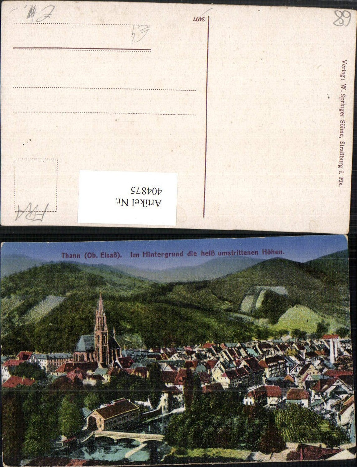 404875,Elsass Haut-Rhin Thann Totale