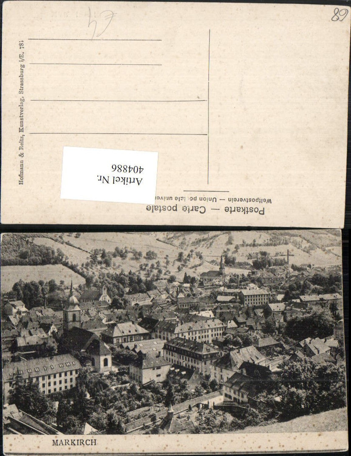 404886,Elsass Haut-Rhin Markirch Totale