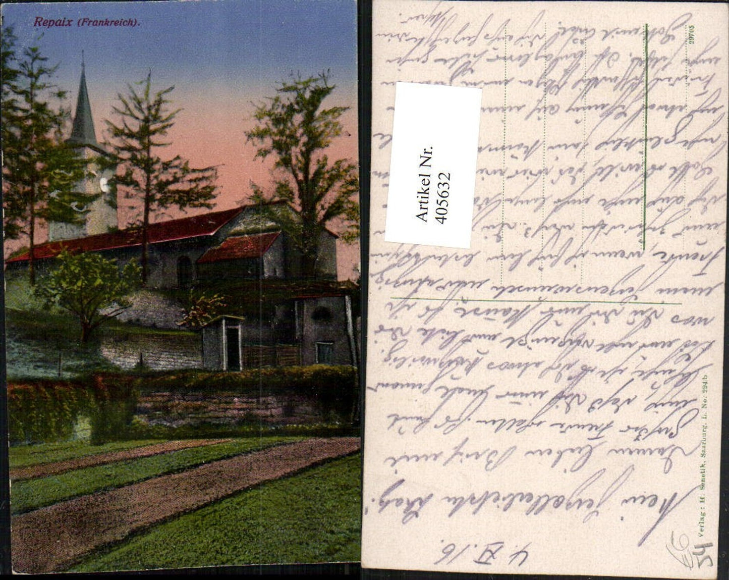 405632,Lorraine Meurthe-et-Moselle Repaix Church
