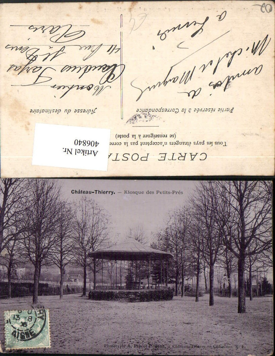 406840,Picardie Aisne Chateau-Thierry Kiosque des Petits-Pres Pavilion