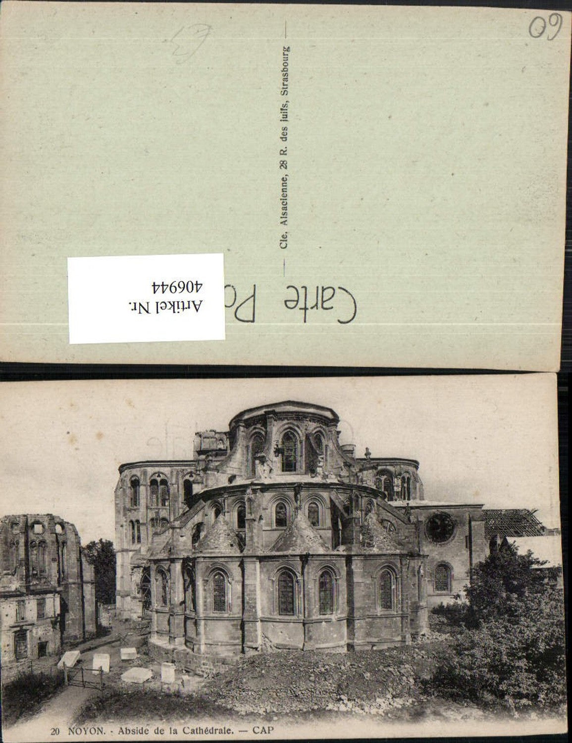 406944,Picardie Oise Noyon La Cathedrale Kirche